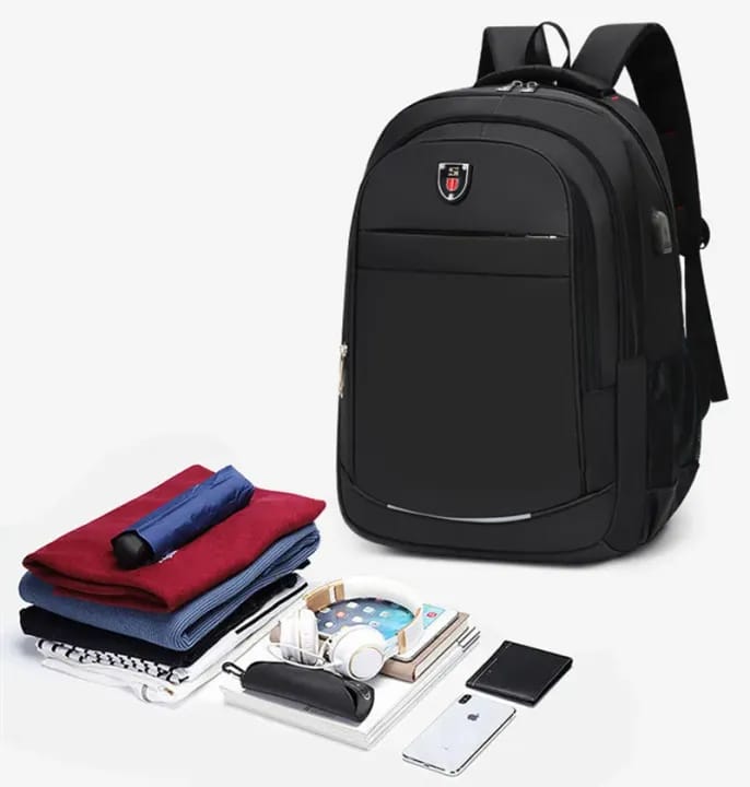 Travel Backpack For Boys College, University, Travelling- 17-Inch Laptop and USB Charging & Power Bank Cable Casual Backpack For Men And Boys