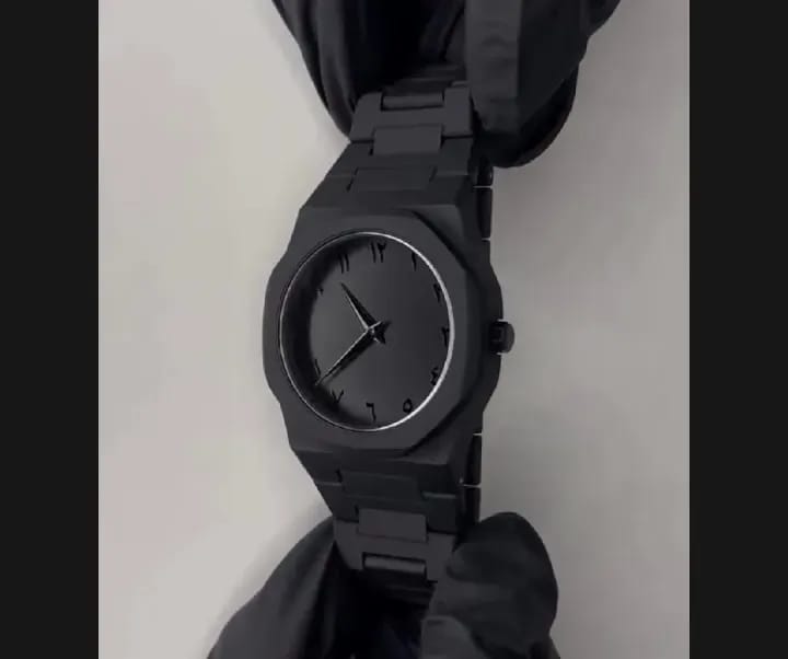 Black Arabic Aura Watch For Men Stylish Aura Watch 100% Original Watch