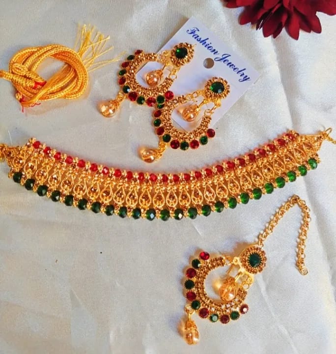 Artificial Bridal Jewelry Set - Jewellery Set for Girls / Women 00765403
